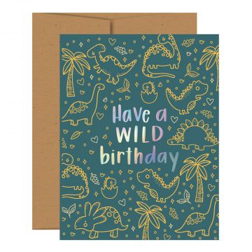 Wild Birthday Greeting Card